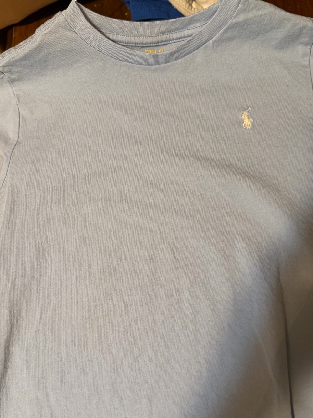 Polo by Ralph Lauren Light Blue Short Sleeve Tee with White Pony